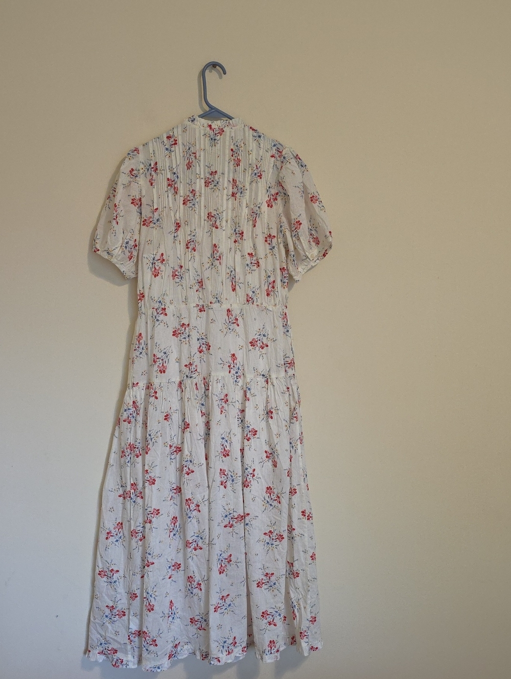 GAP X DOEN Floral MULTI  Midi Dress Short Sleeves WOMEN SIZE M NWOT - Picture 8 of 14